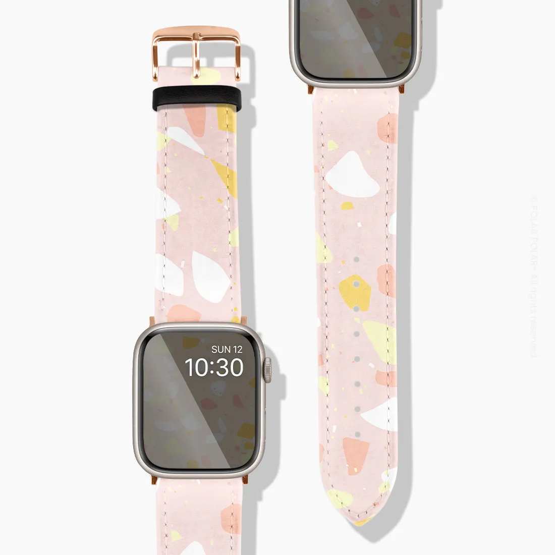 Pink Peony Terrazzo - Apple Watch Band
