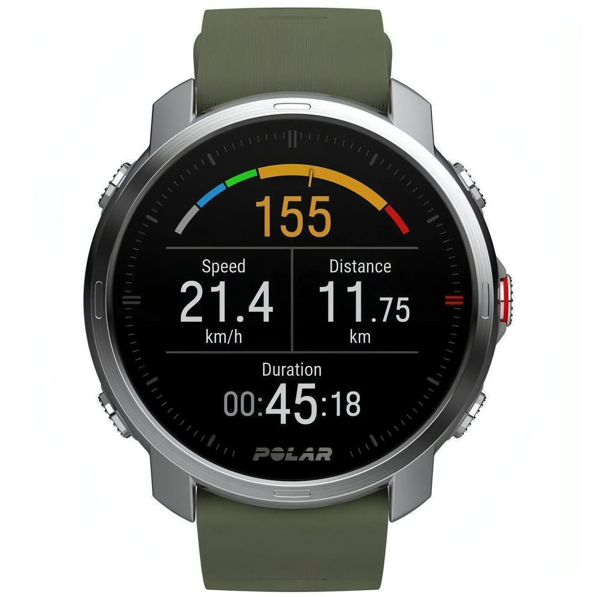 Polar Grit X Outdoor GPS Multisport Watch - Green