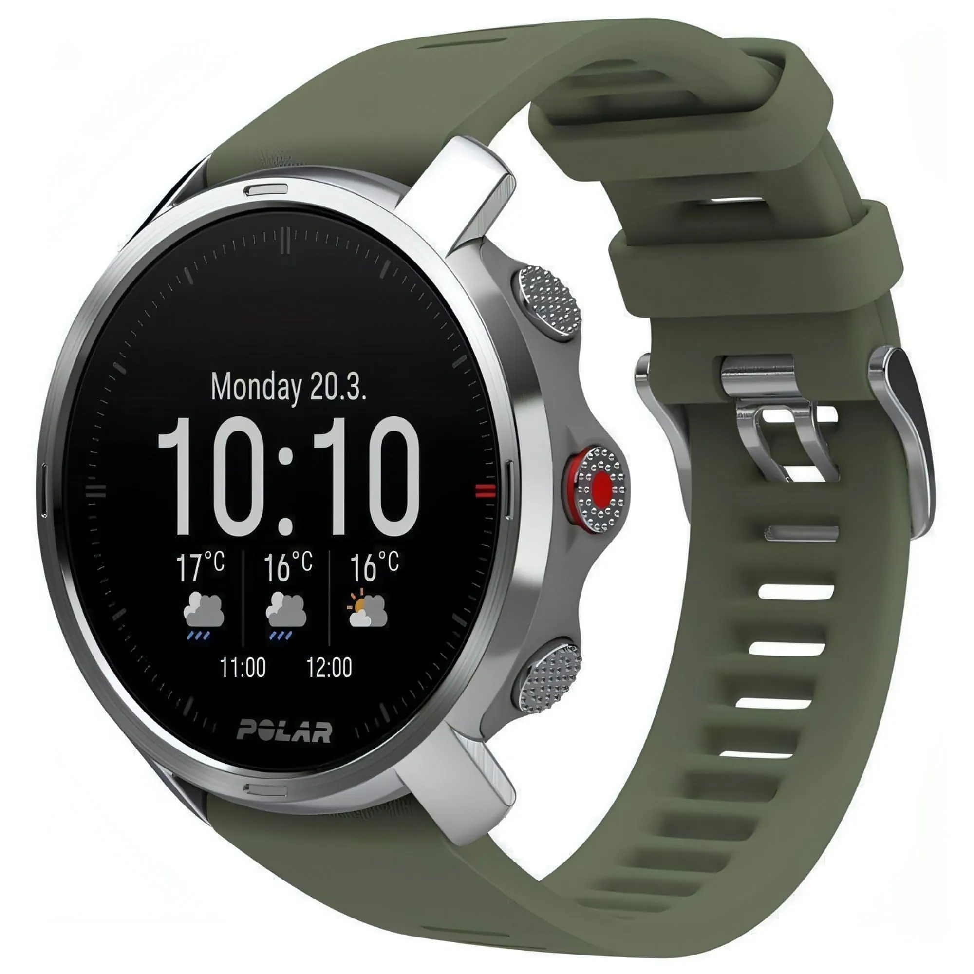 Polar Grit X Outdoor GPS Multisport Watch - Green