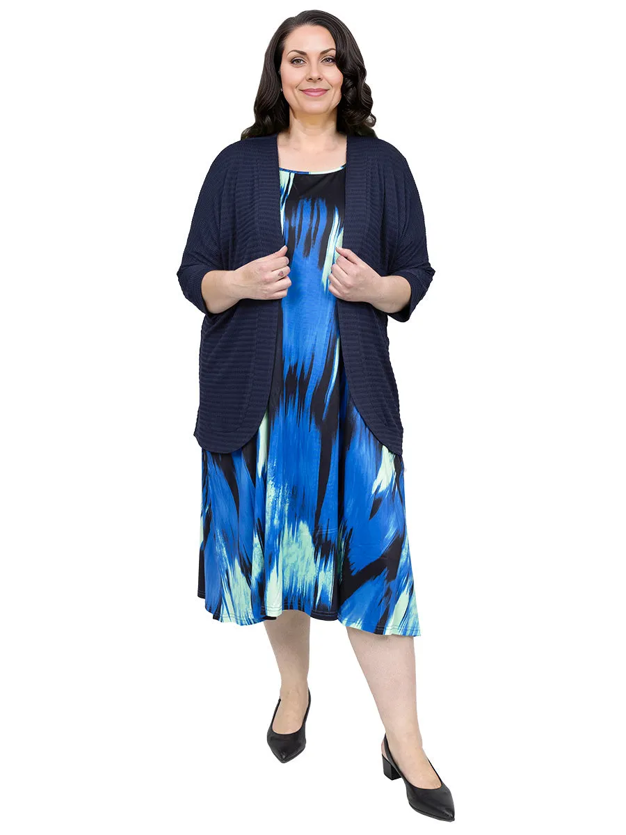 Presley Dress - Blue Print*