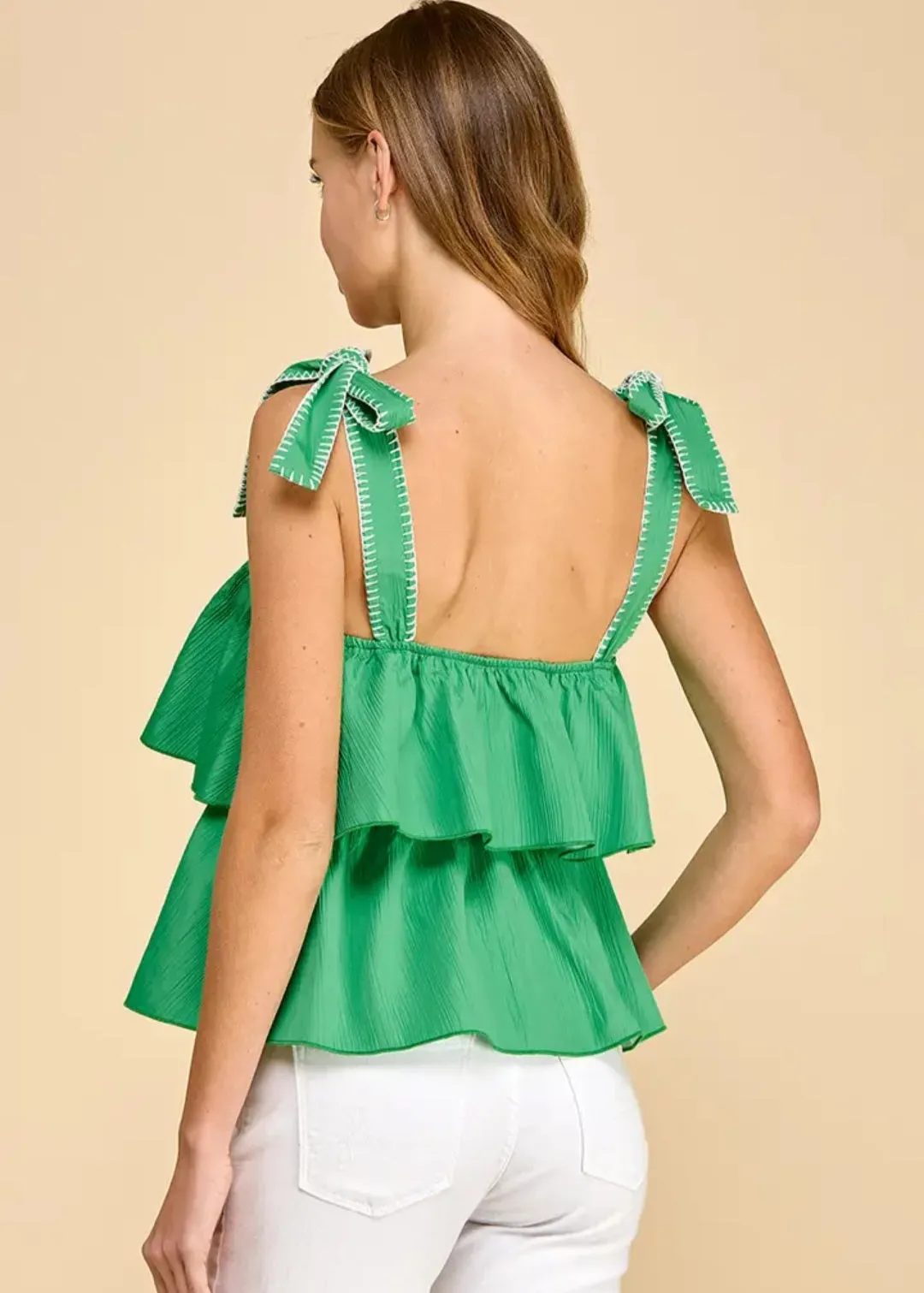 Pretty Please Tank in Green