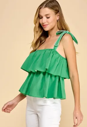 Pretty Please Tank in Green