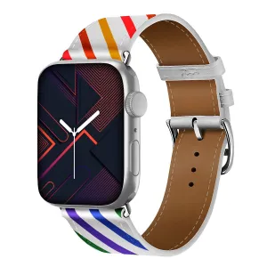 Pride Graphic | Leather Watch Band for Apple Watch ®