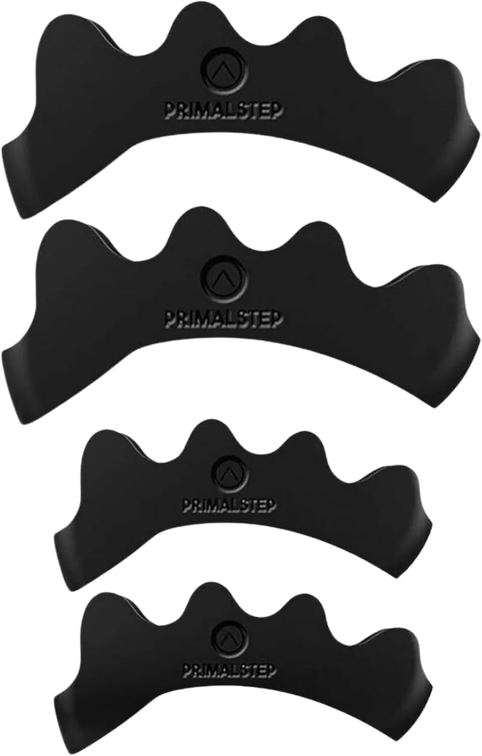 Primalstep Toe Separators - Doctor Recommended - Correct Foot and Bunion Pain, Plantar Fasciitis - Toe Straightener to Improve Functional Athletic Mobility - Stretches to Fit (S/M)