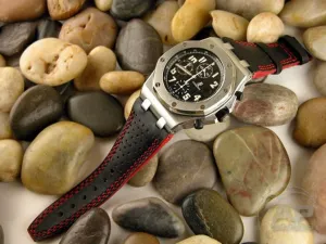 Prototipo Doppio Buco Red Race Strap For Audemars Piguet Royal Oak Offshore Newer Case