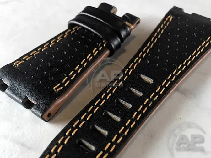 Prototipo Doppio Buco Rose Gold Race Strap For Audemars Piguet Royal Oak Offshore 26470