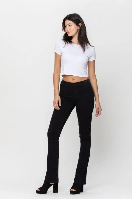 Pull on Black Flares - 33"