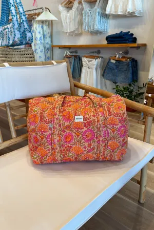 Quilted Weekender Bag By Pixelated