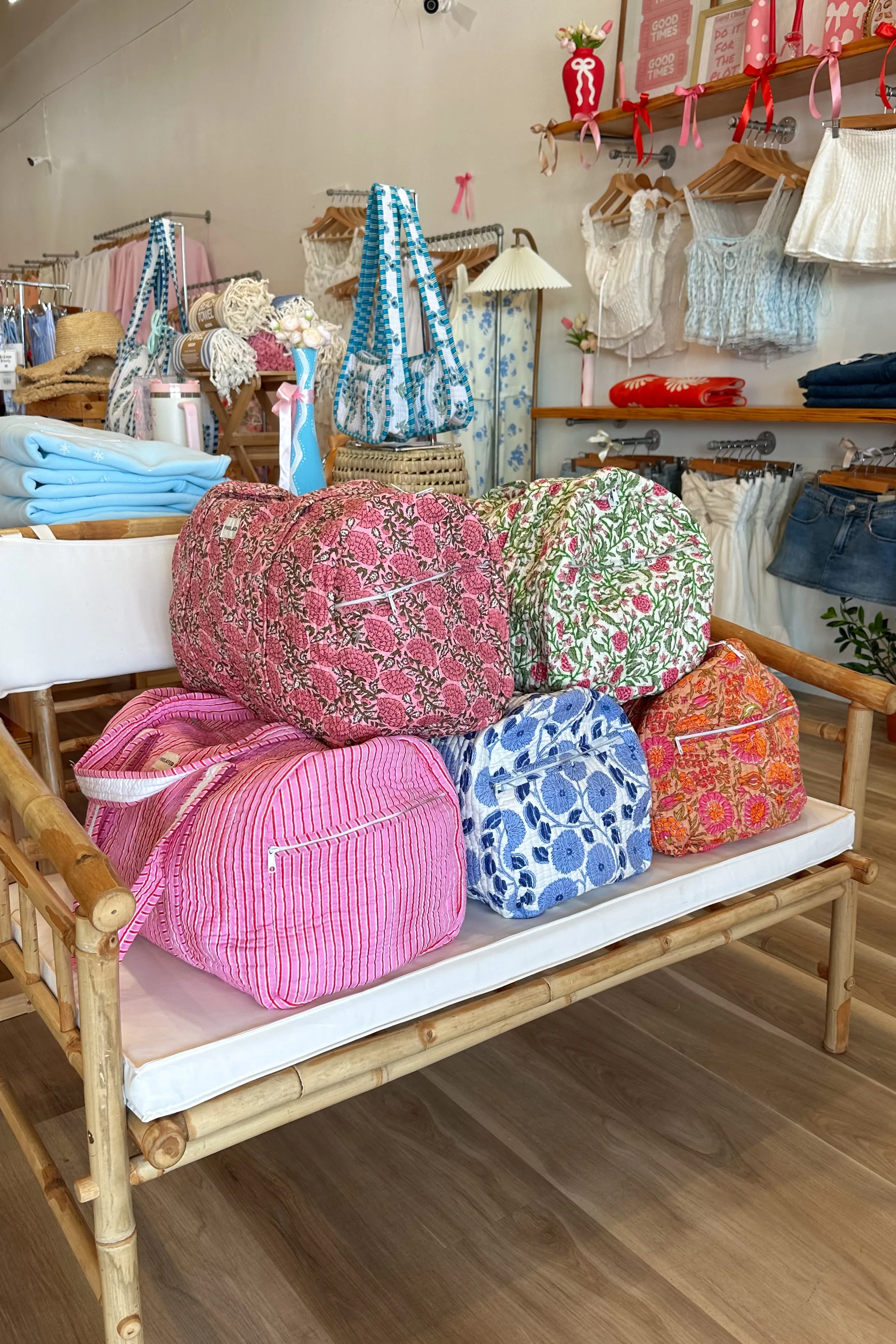 Quilted Weekender Bag By Pixelated