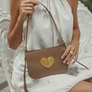 "Pyaar" Satin Sling - Beige