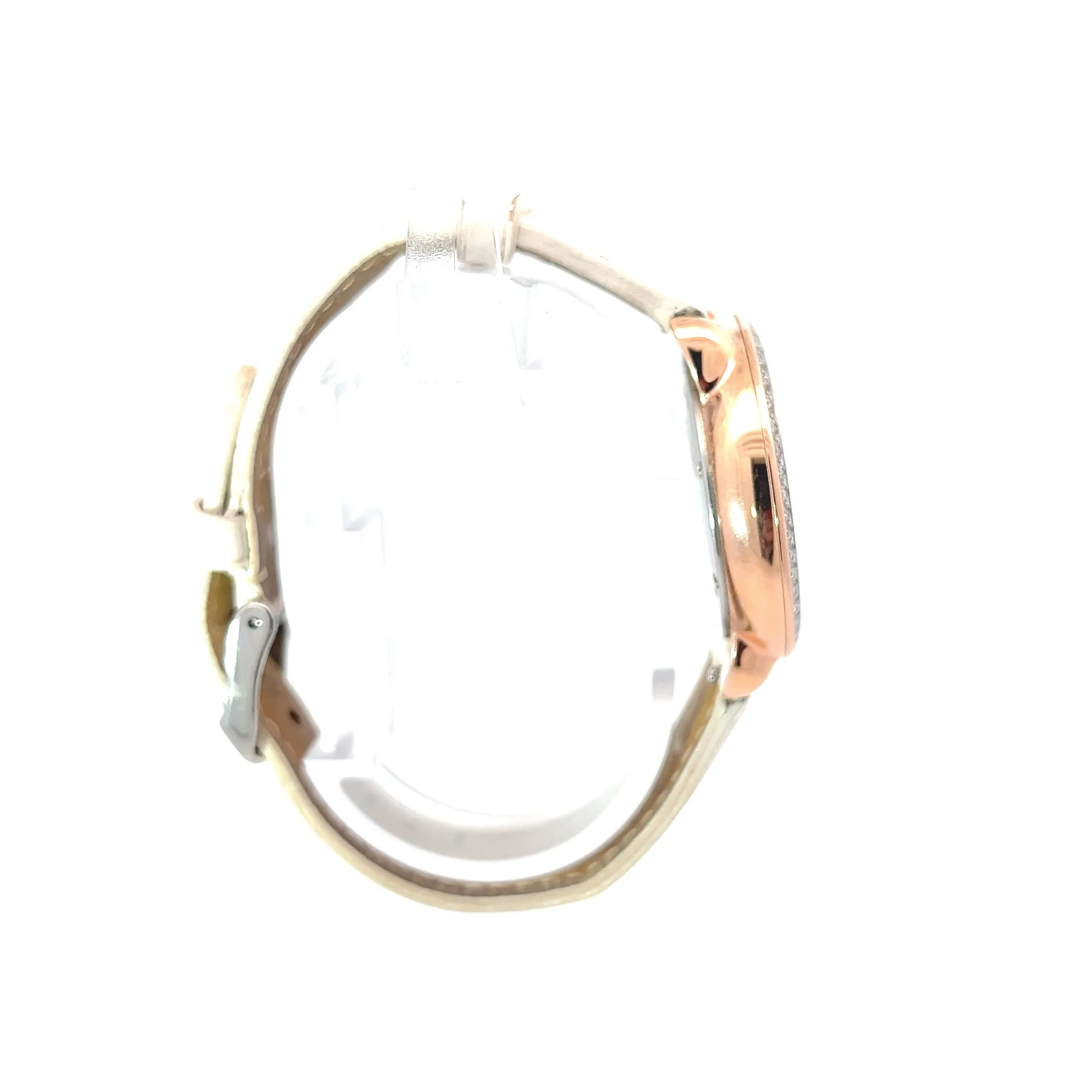 Rare Preloved MICHELE Serein Carousel Rainbow Topaz And Diamond 36mm Watch