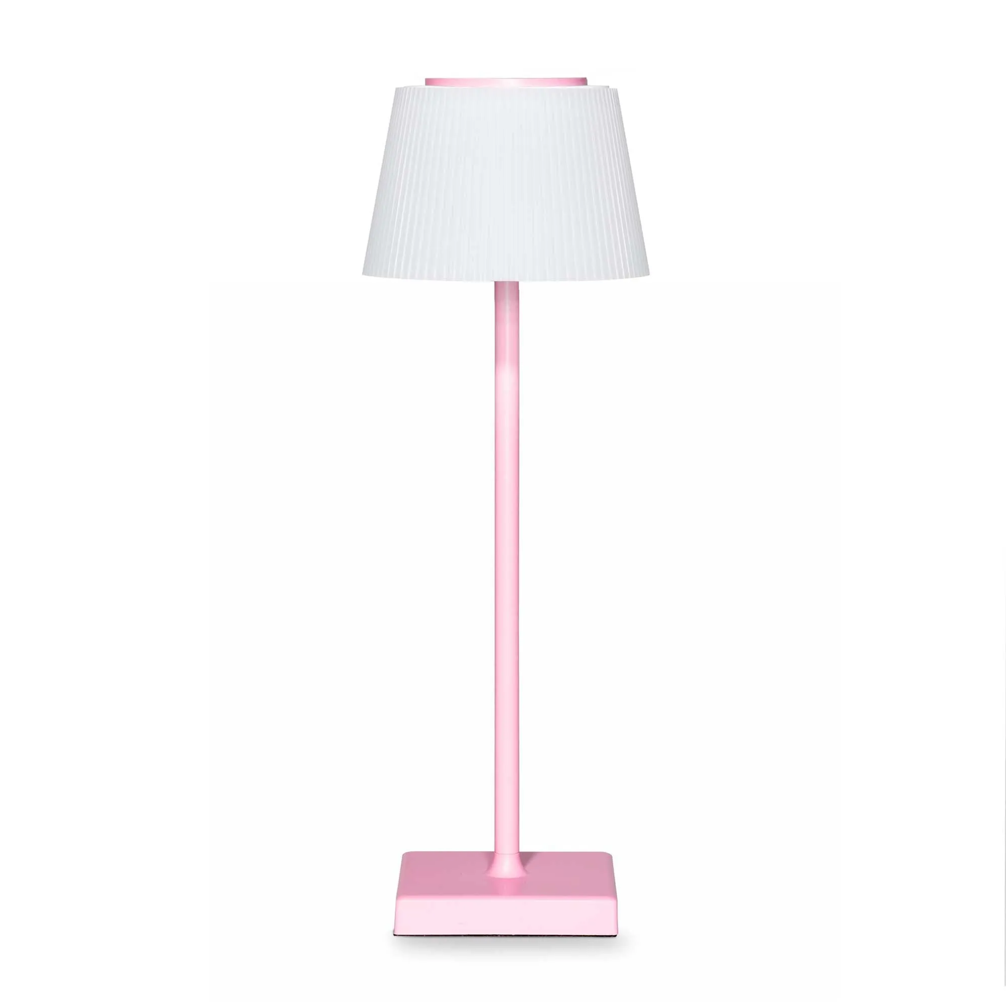 Rechargeable Table Lamp for Home, Office, Restaurants, RGB Colours - Pink - DH215