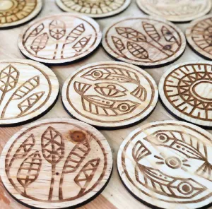 Recycled Wooden Coasters