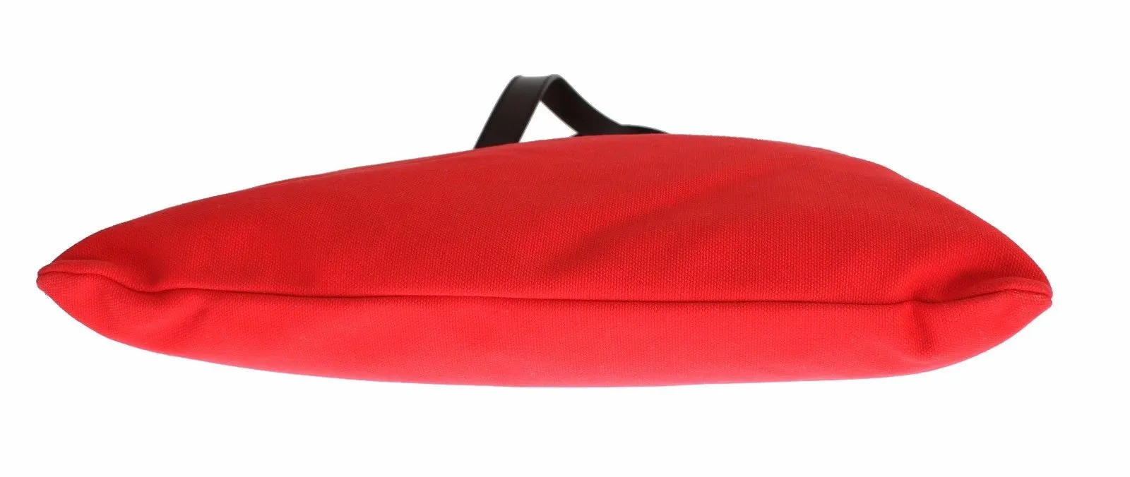 Red Denim Leather Hand Shoulder Travel Bag