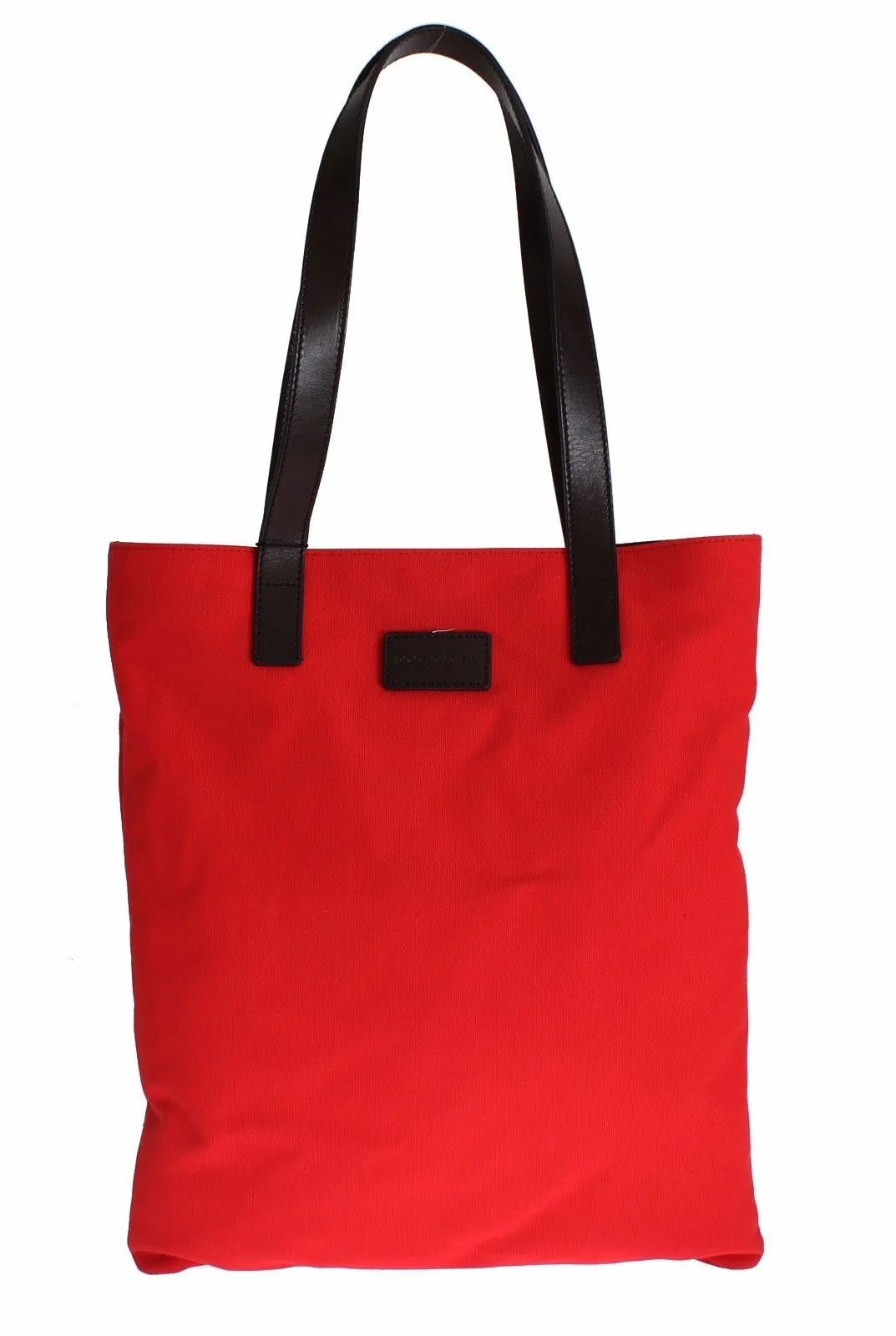 Red Denim Leather Hand Shoulder Travel Bag