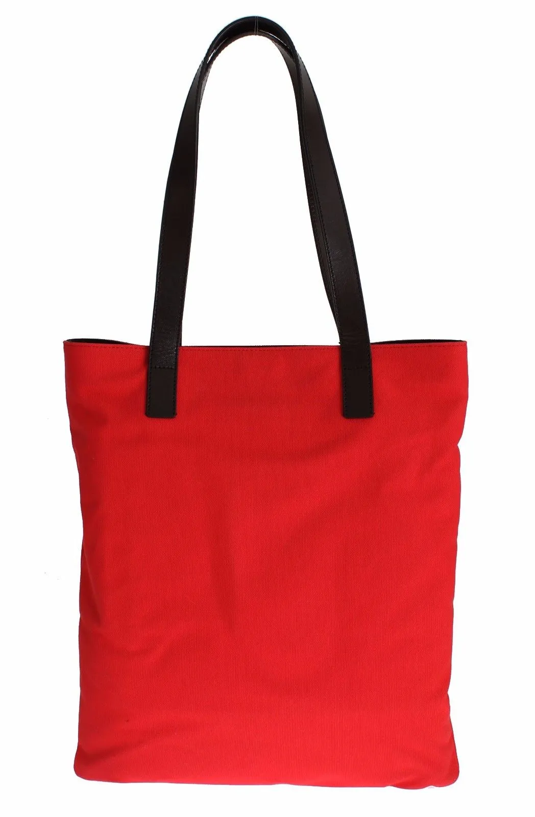Red Denim Leather Hand Shoulder Travel Bag