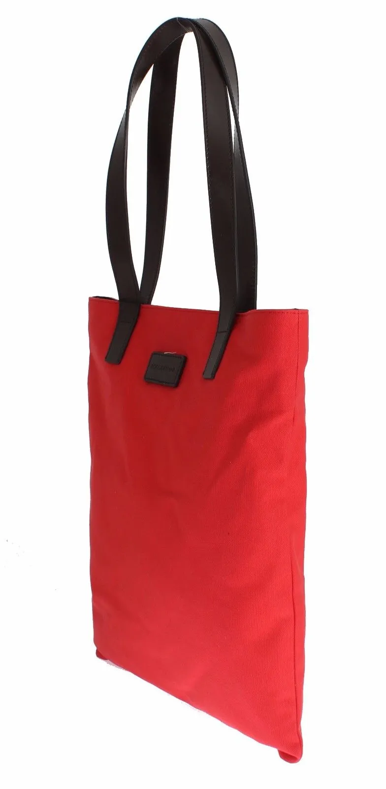 Red Denim Leather Hand Shoulder Travel Bag