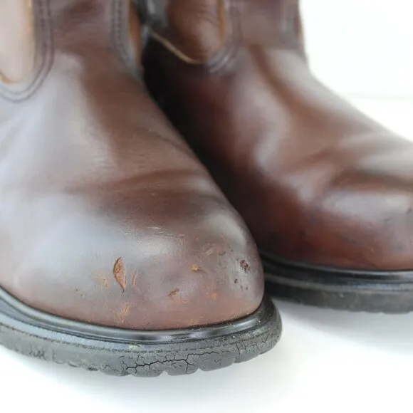 Red Wing Shoes 8242 Pecos Steel Toe Leather Boots Mens (EU 43.5/US 10)
