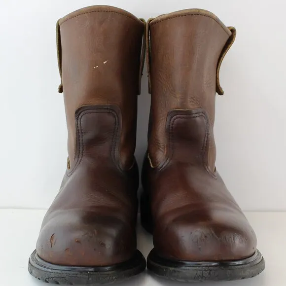 Red Wing Shoes 8242 Pecos Steel Toe Leather Boots Mens (EU 43.5/US 10)