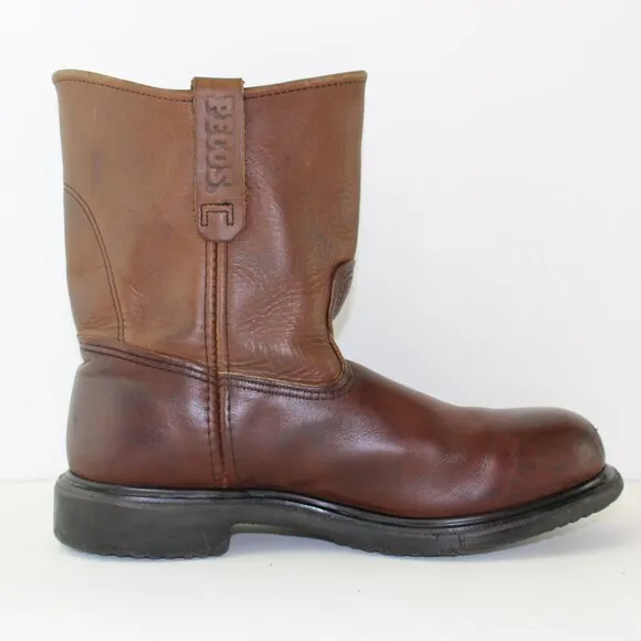 Red Wing Shoes 8242 Pecos Steel Toe Leather Boots Mens (EU 43.5/US 10)
