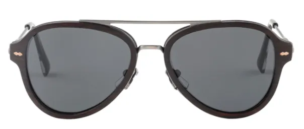 Redford / Metal x Wood Sunglasses / Polarized Lenses