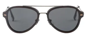 Redford / Metal x Wood Sunglasses / Polarized Lenses