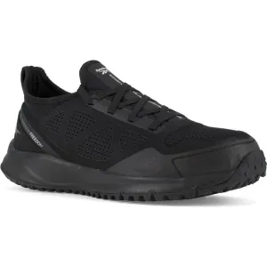 Reebok Men's Trail Running Oxford Steel Toe Terrain Work Shoe- Black- RB4090