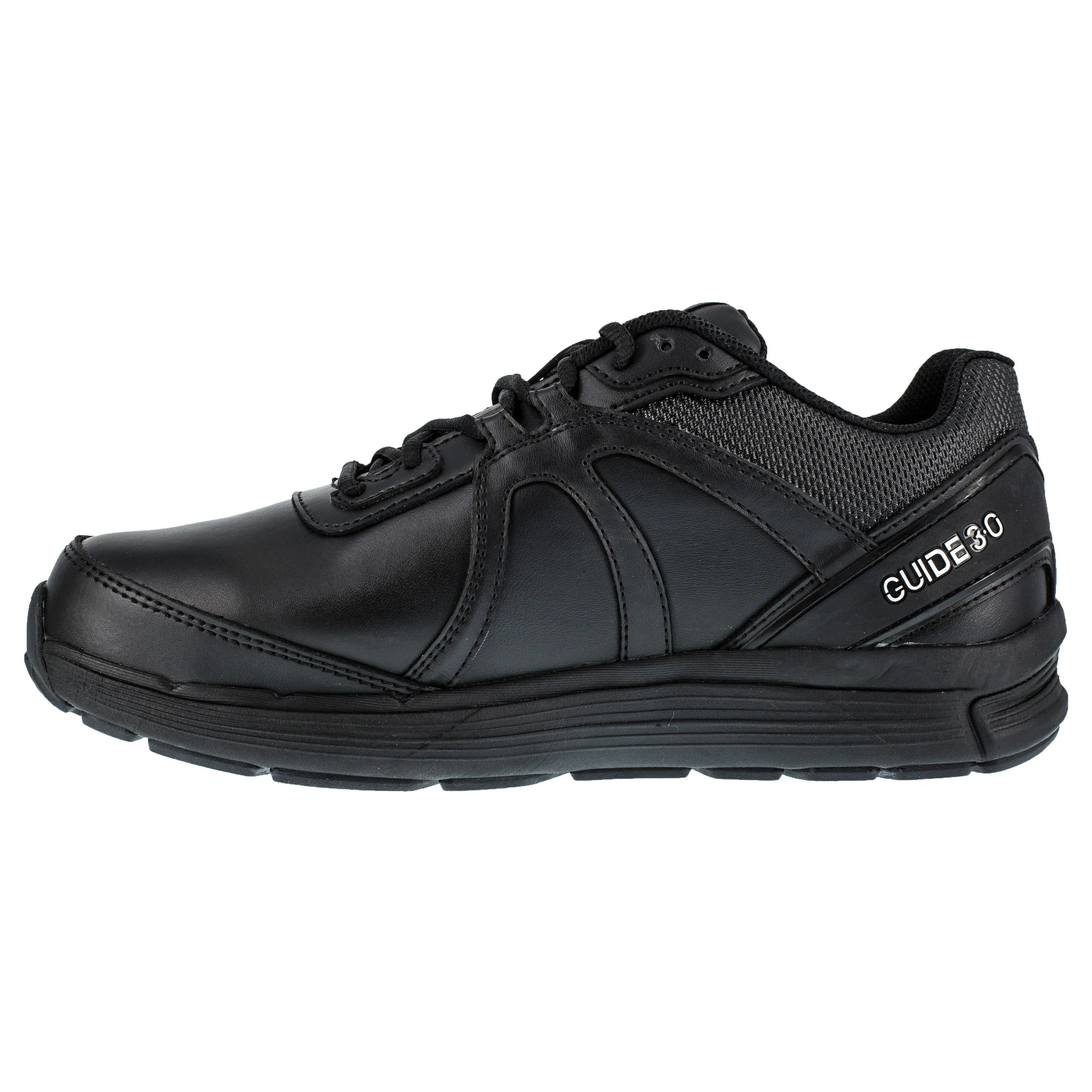 Reebok Women's Guide Steel Toe Met Guard Trainer Work Shoe - Black - RB356