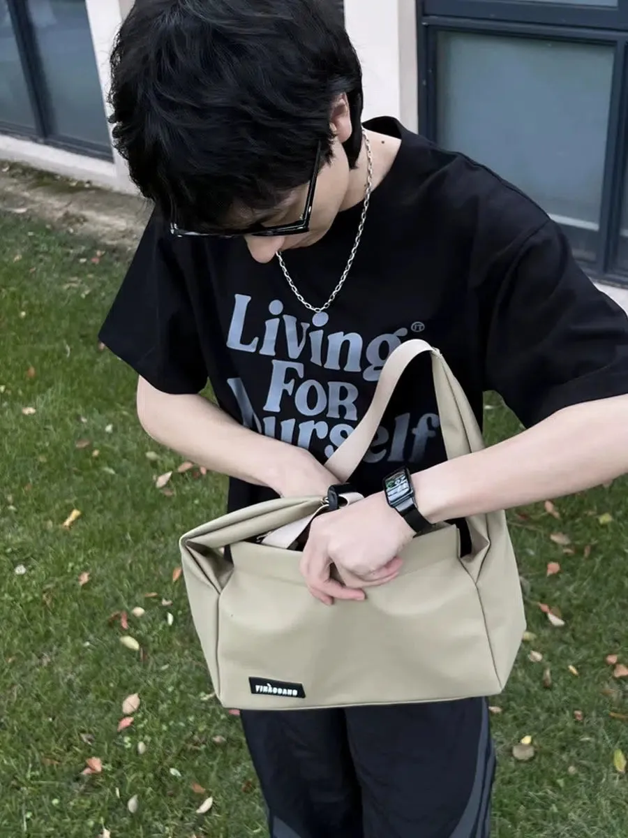 Retro Large Capacity Crossbody Bag