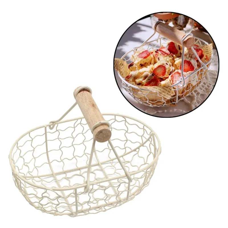 Retro Metal Wire Basket
