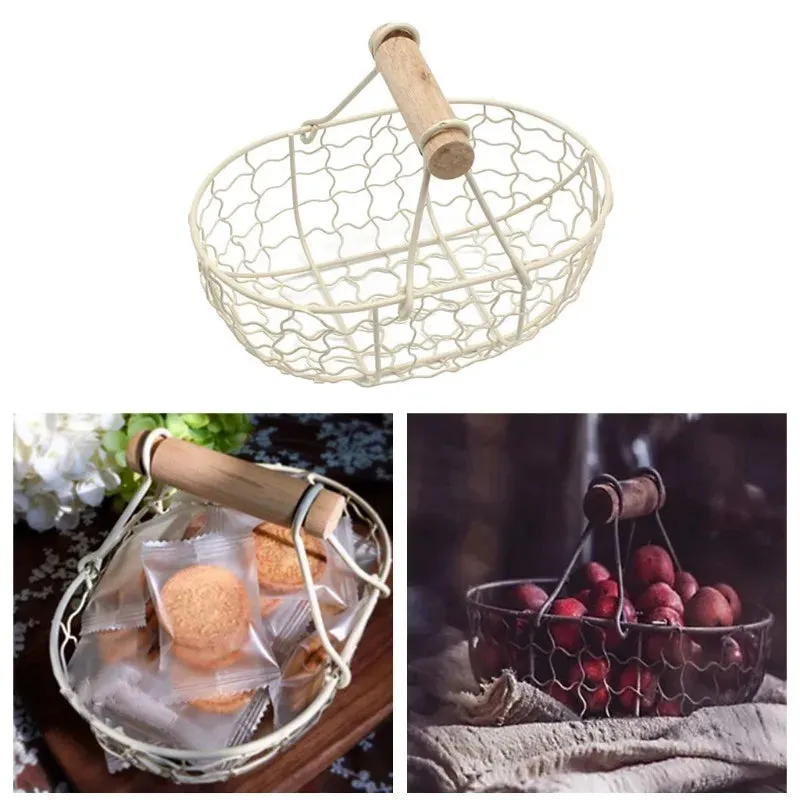 Retro Metal Wire Basket