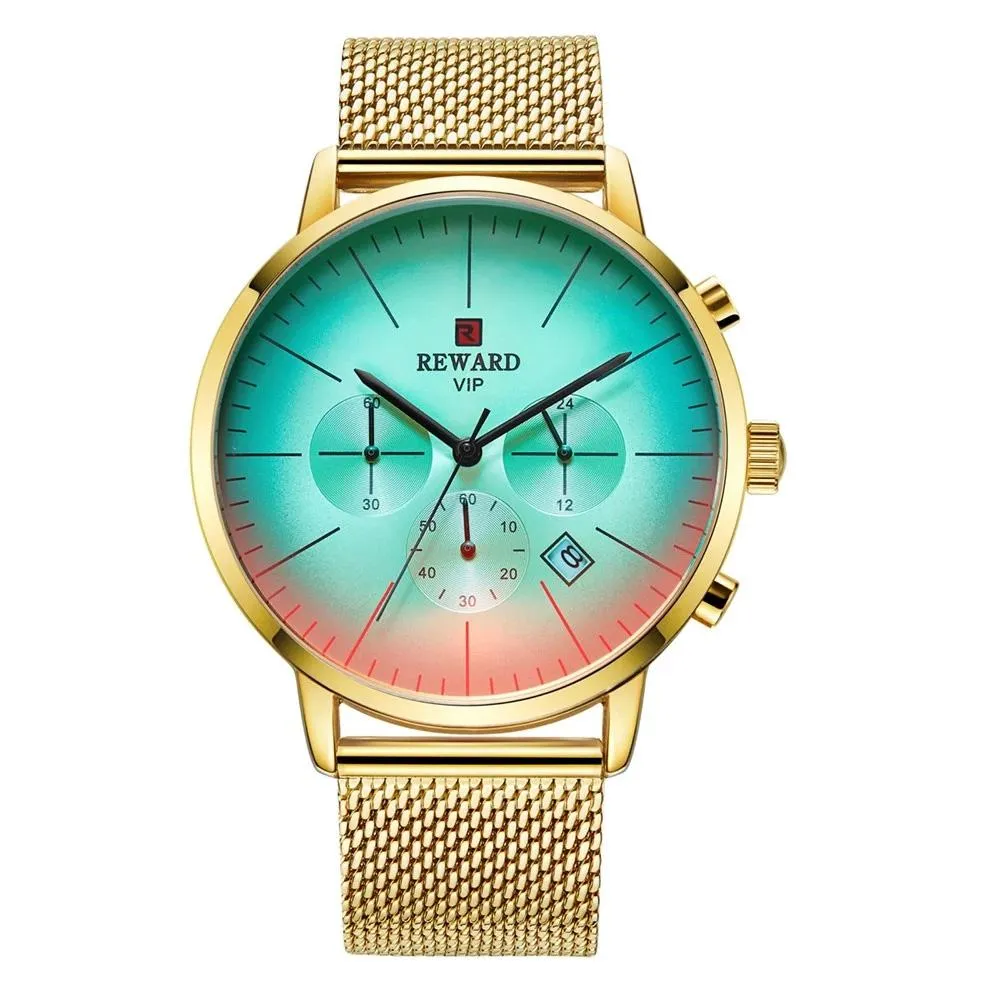 REWARD Men Sport Watches Waterproof Outdoor Wristwatch