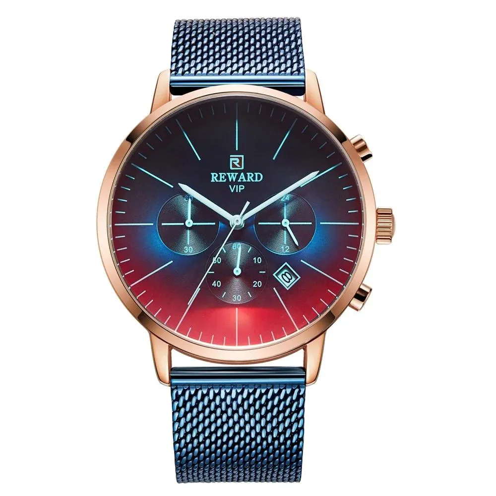 REWARD Men Sport Watches Waterproof Outdoor Wristwatch