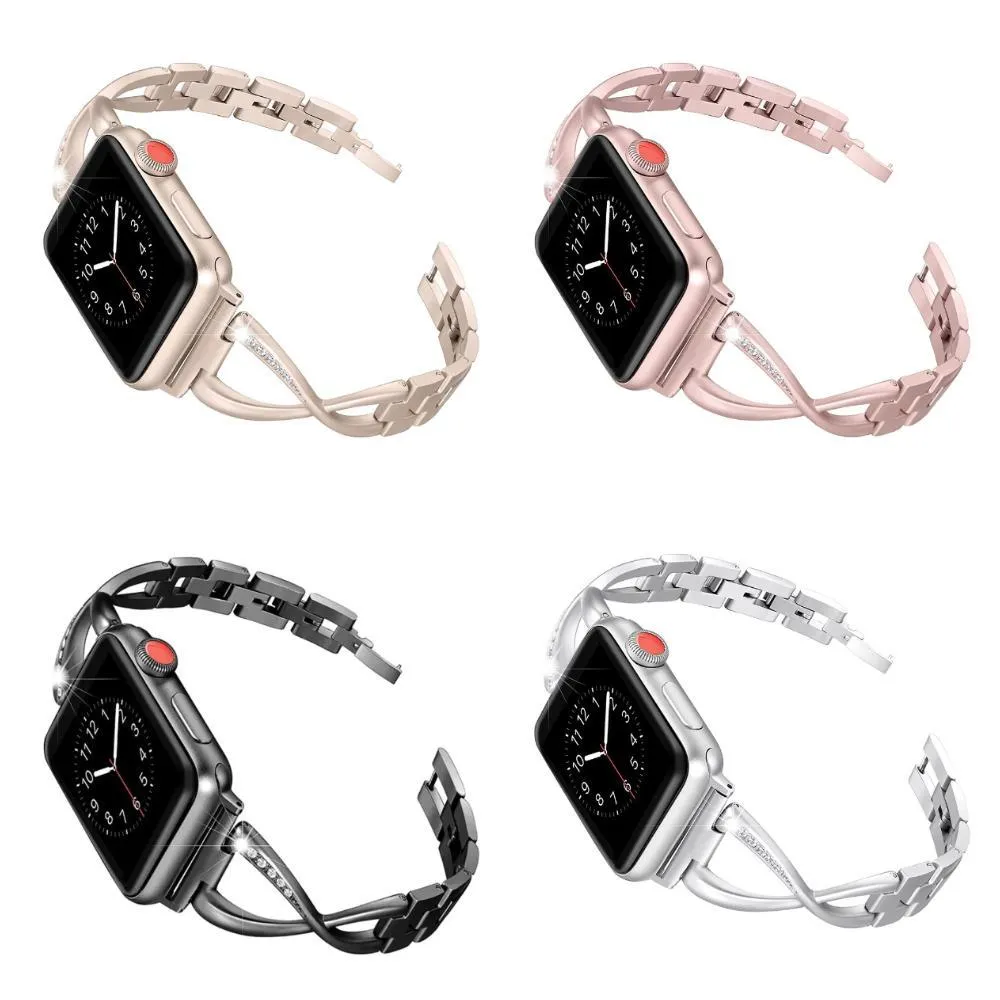 Rhinestone Bracelet Watch Band