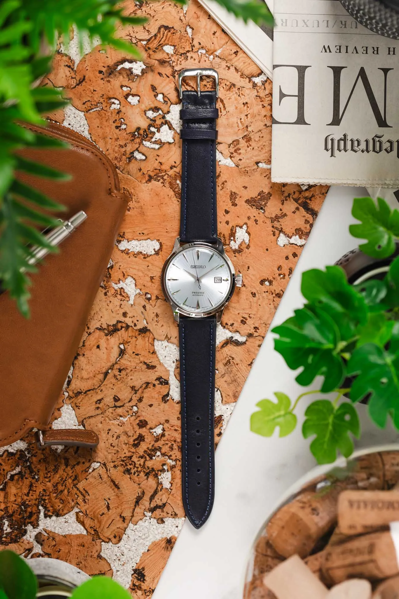 RIOS1931 MERINO Watch Strap in OCEAN BLUE