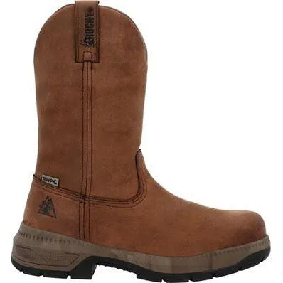 Rocky Men's Worksmart 11" Soft Toe WP Work Boot -Horse- RKK0461