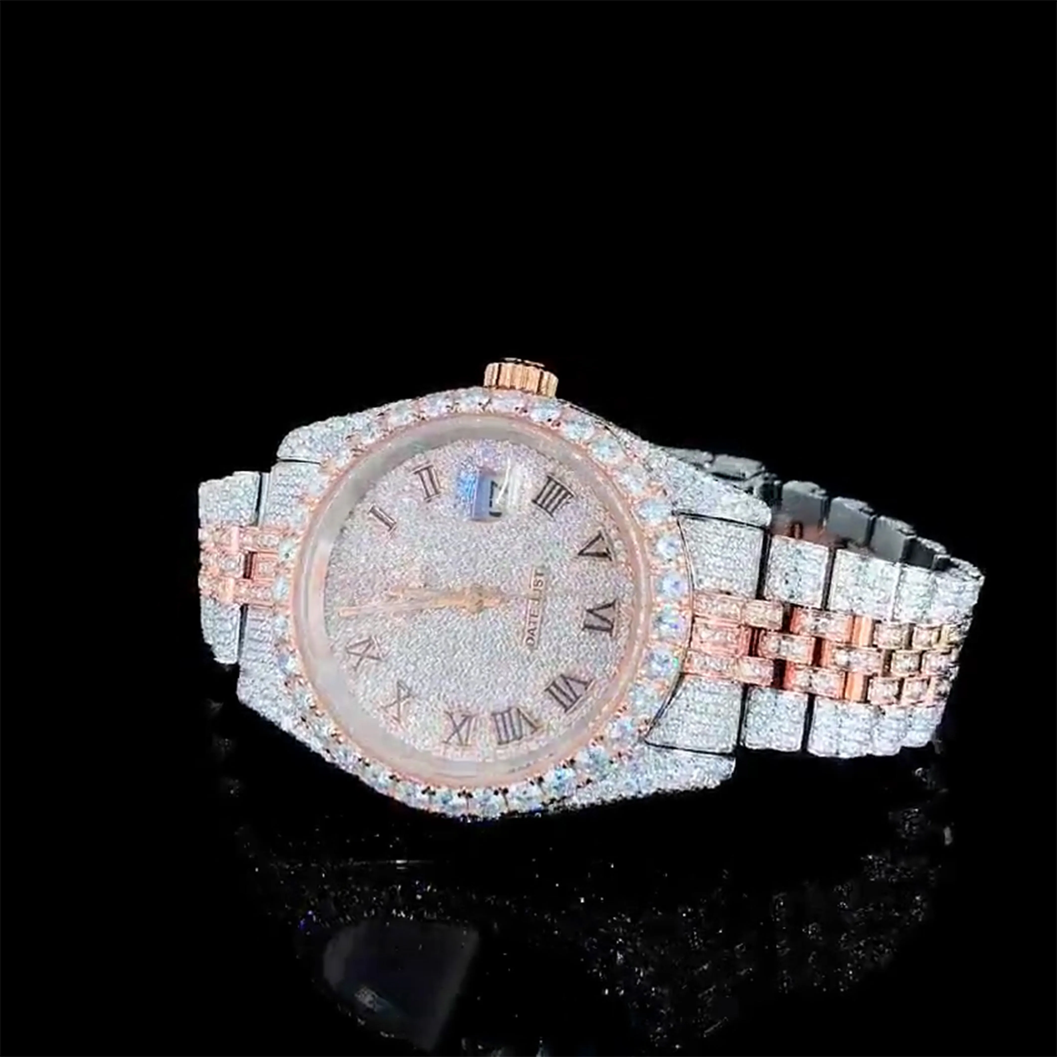 Rolex Moissanite Diamond Watch  W 73