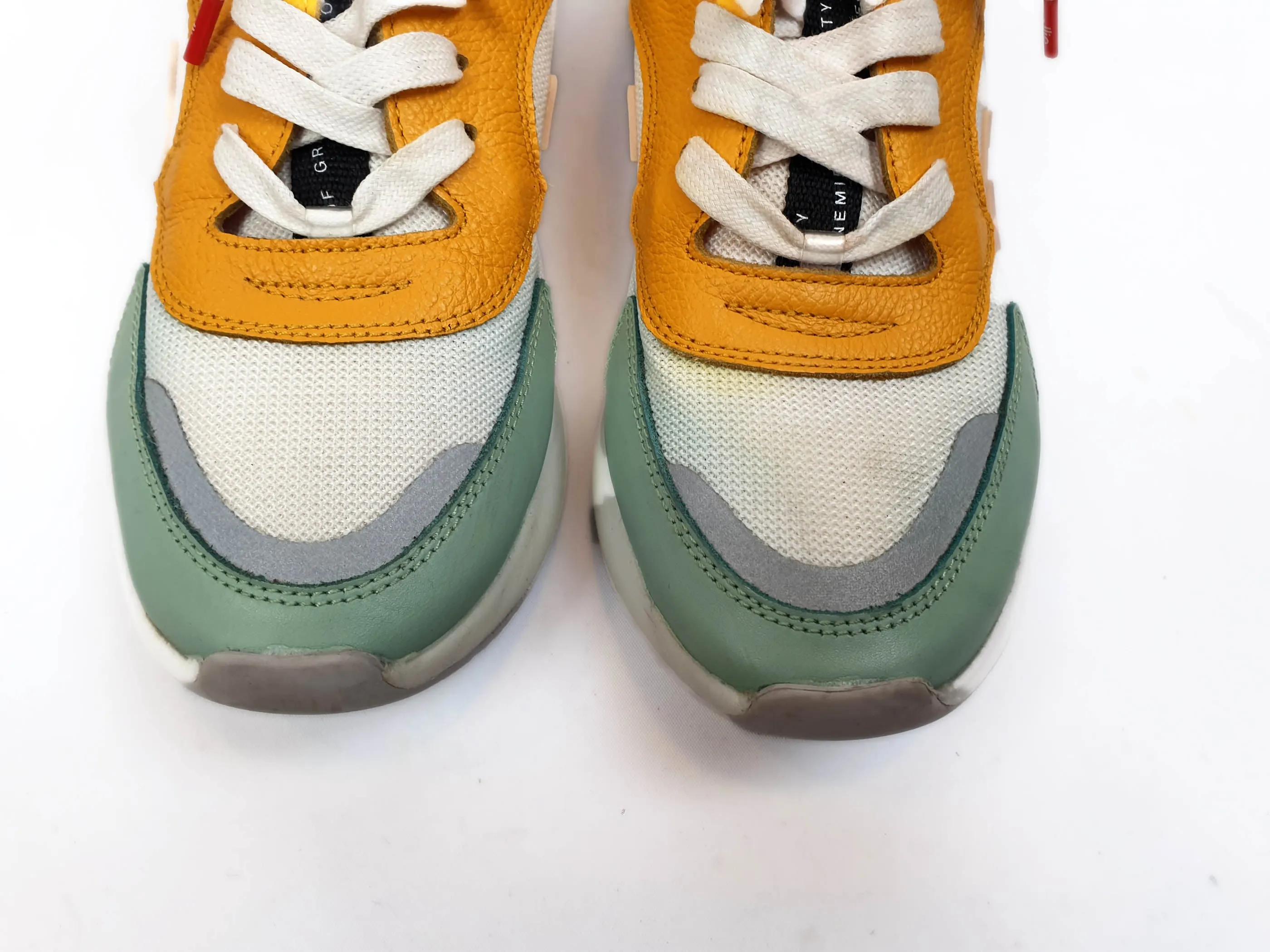 Rollie multi coloured laceup weekender sneaker size 38