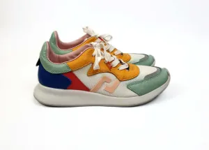 Rollie multi coloured laceup weekender sneaker size 38