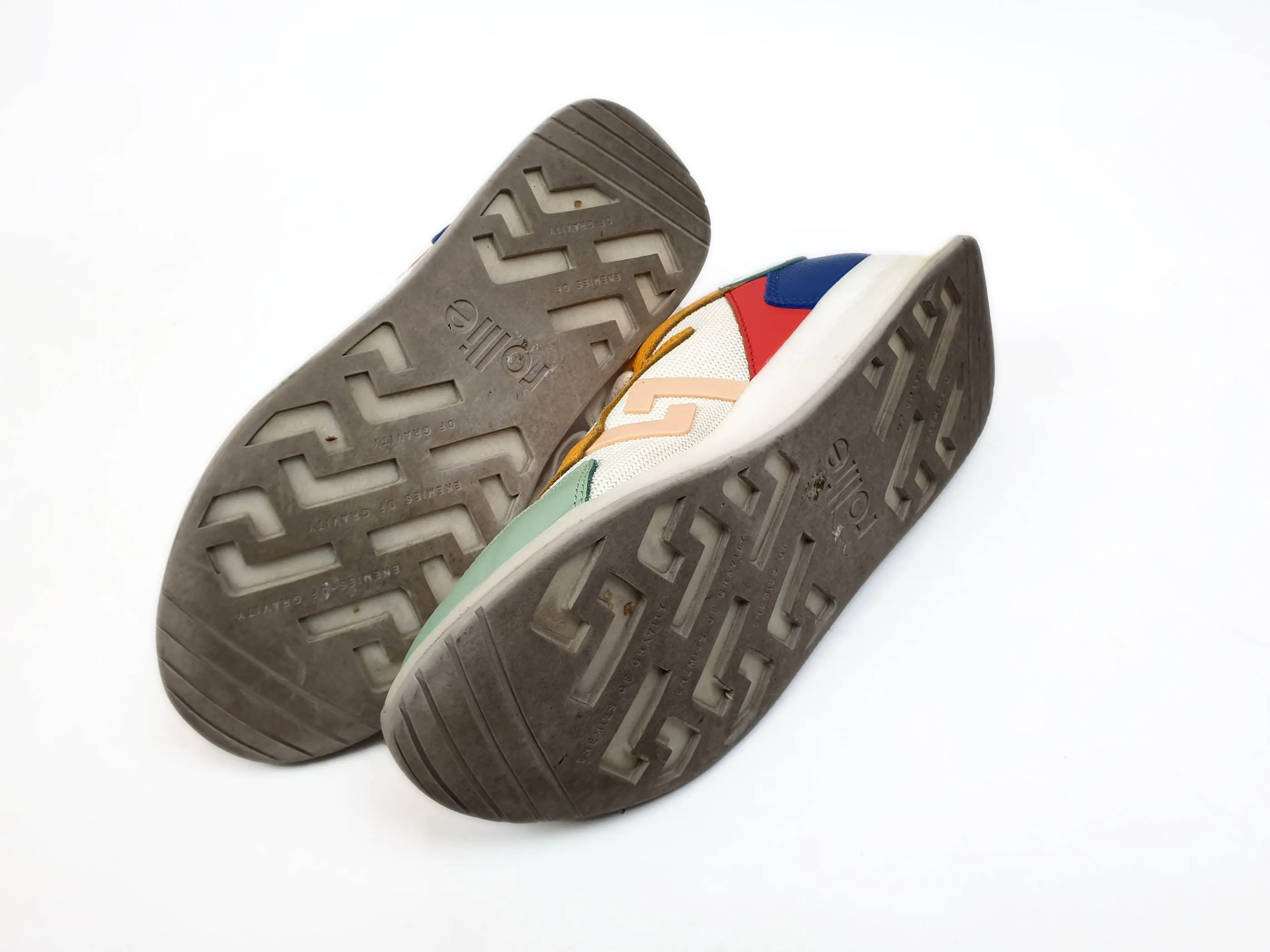 Rollie multi coloured laceup weekender sneaker size 38