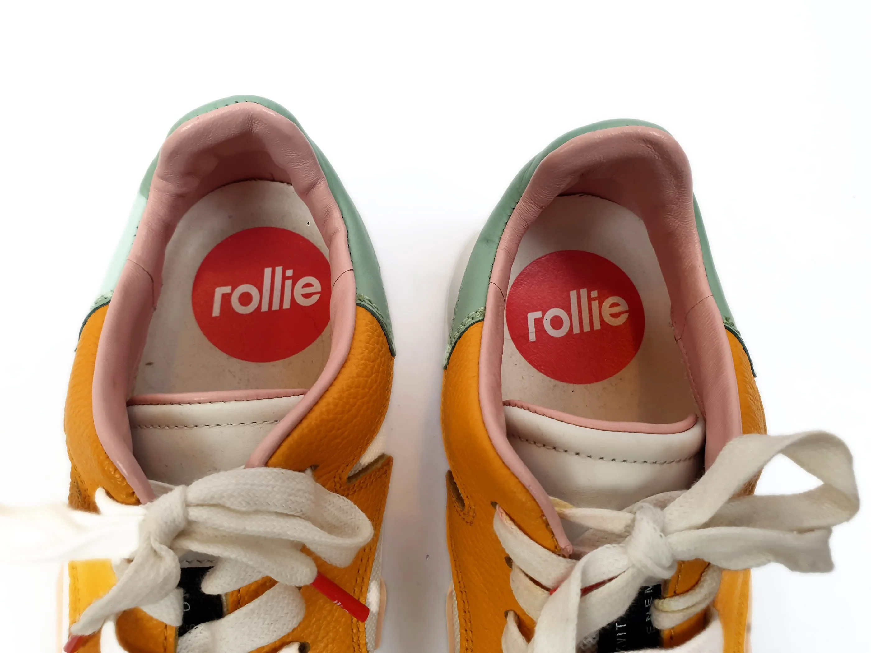 Rollie multi coloured laceup weekender sneaker size 38