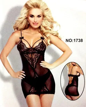 Romantic Short Nightwear For Women - 1738