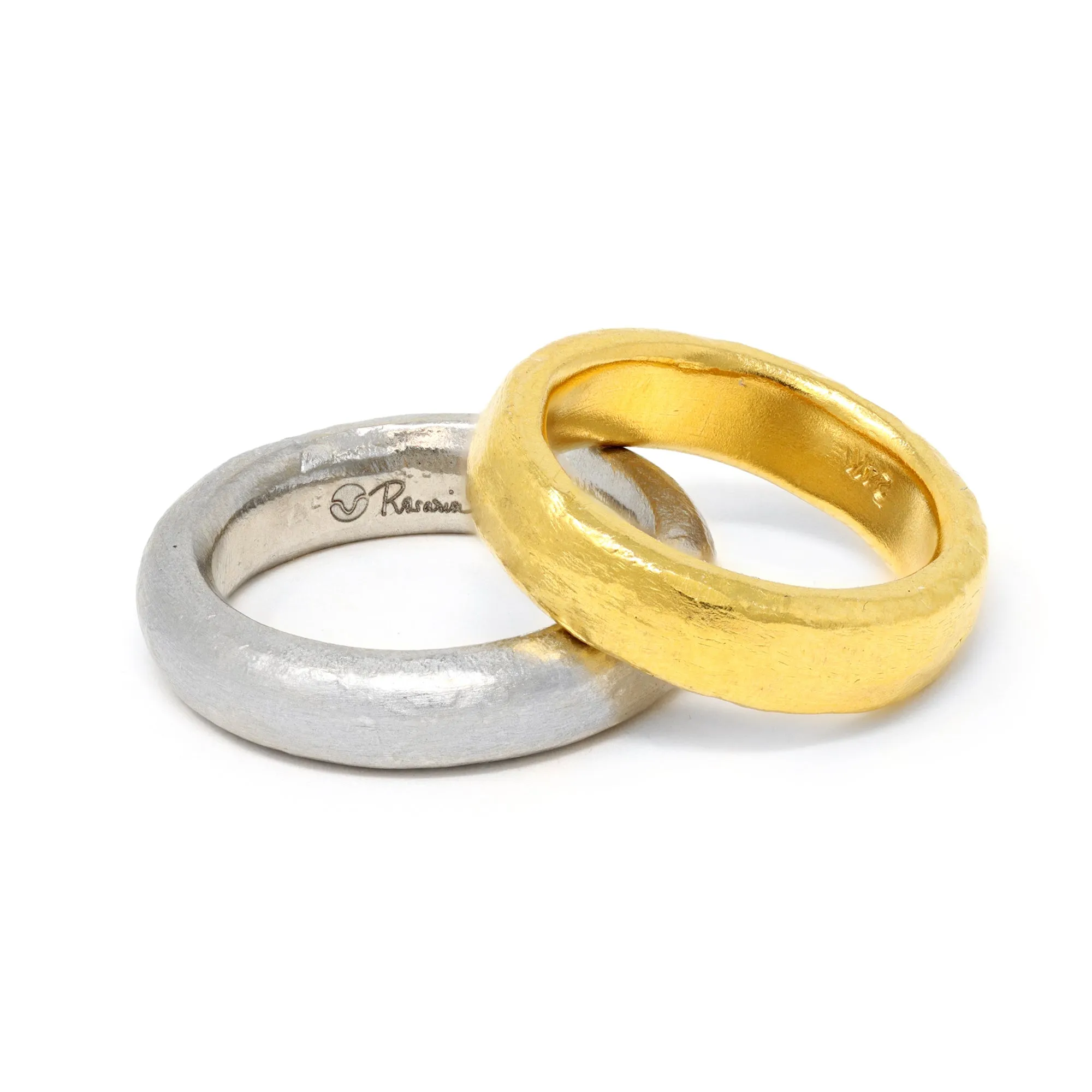 Rosaria Varra Platinum Band Ring