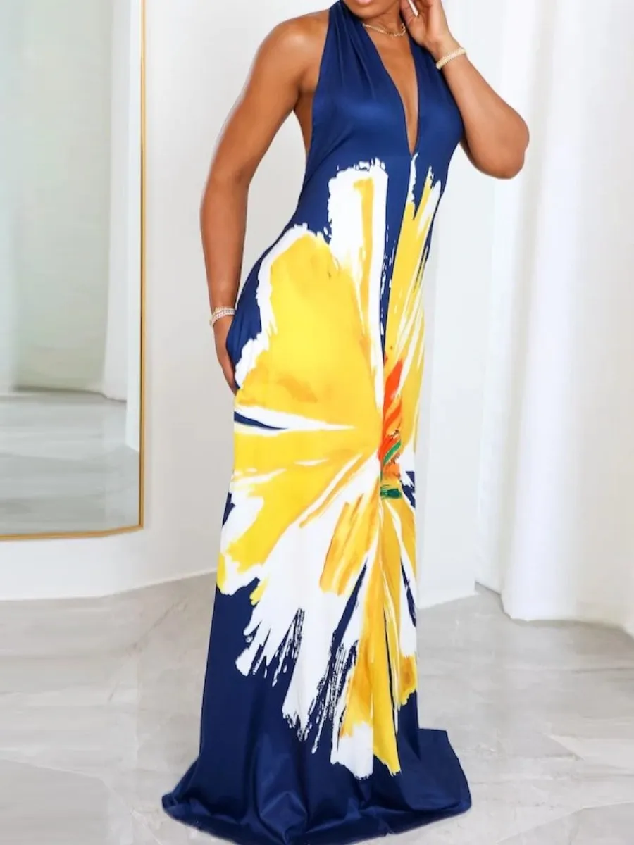 Rossi – Elegant Women’s Backless Dress