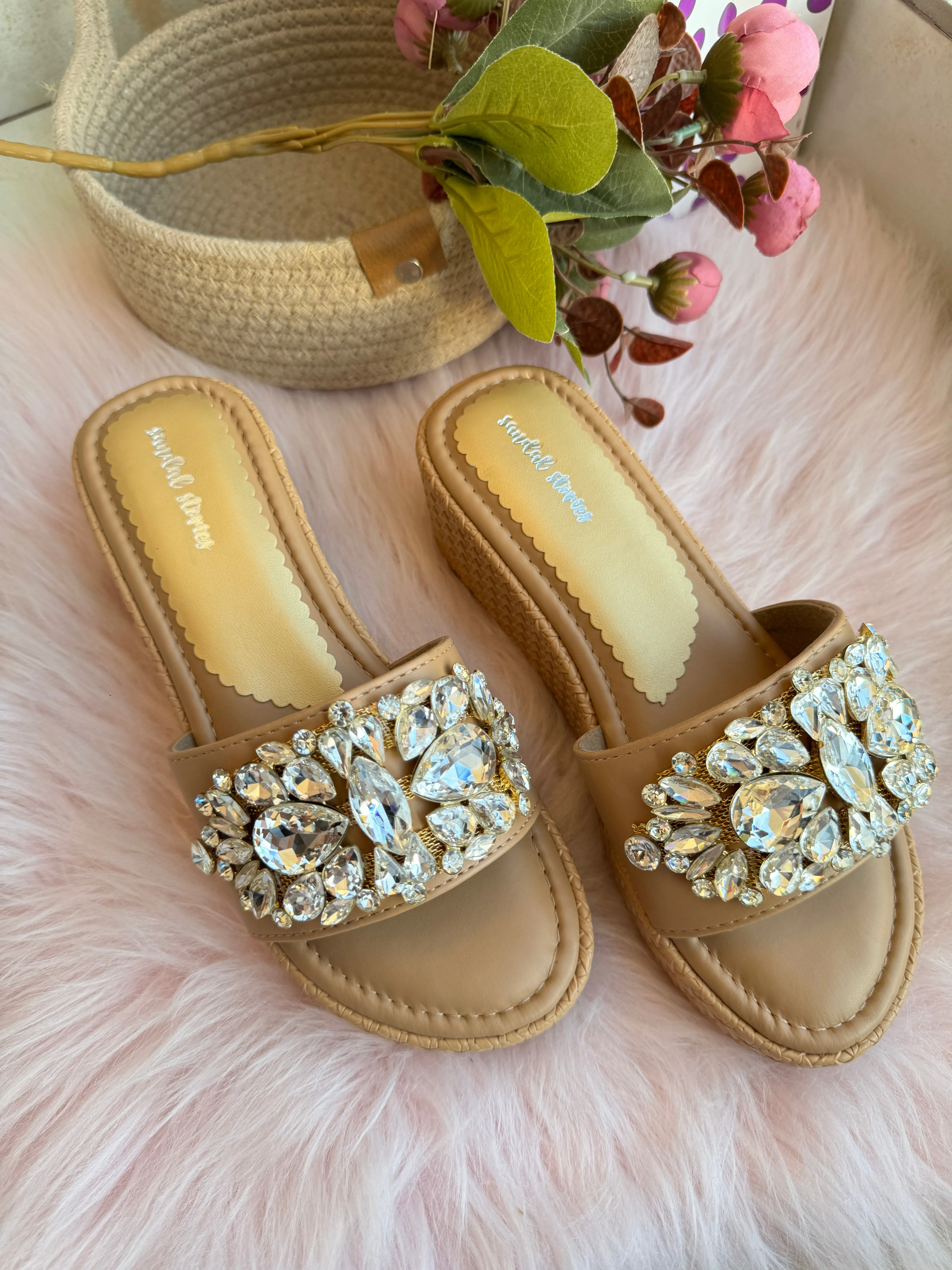 Royal Luxe Crystal Wedges