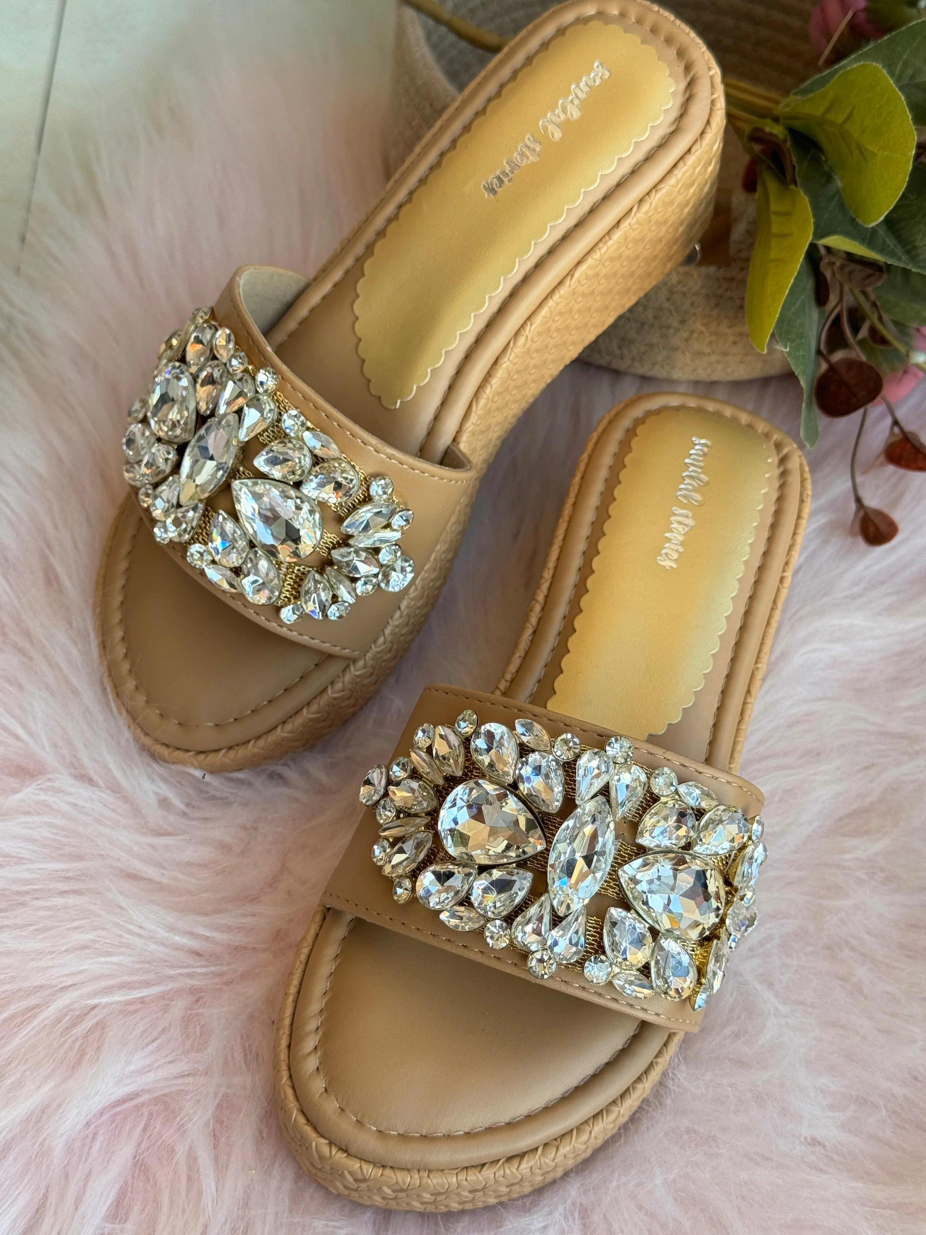 Royal Luxe Crystal Wedges