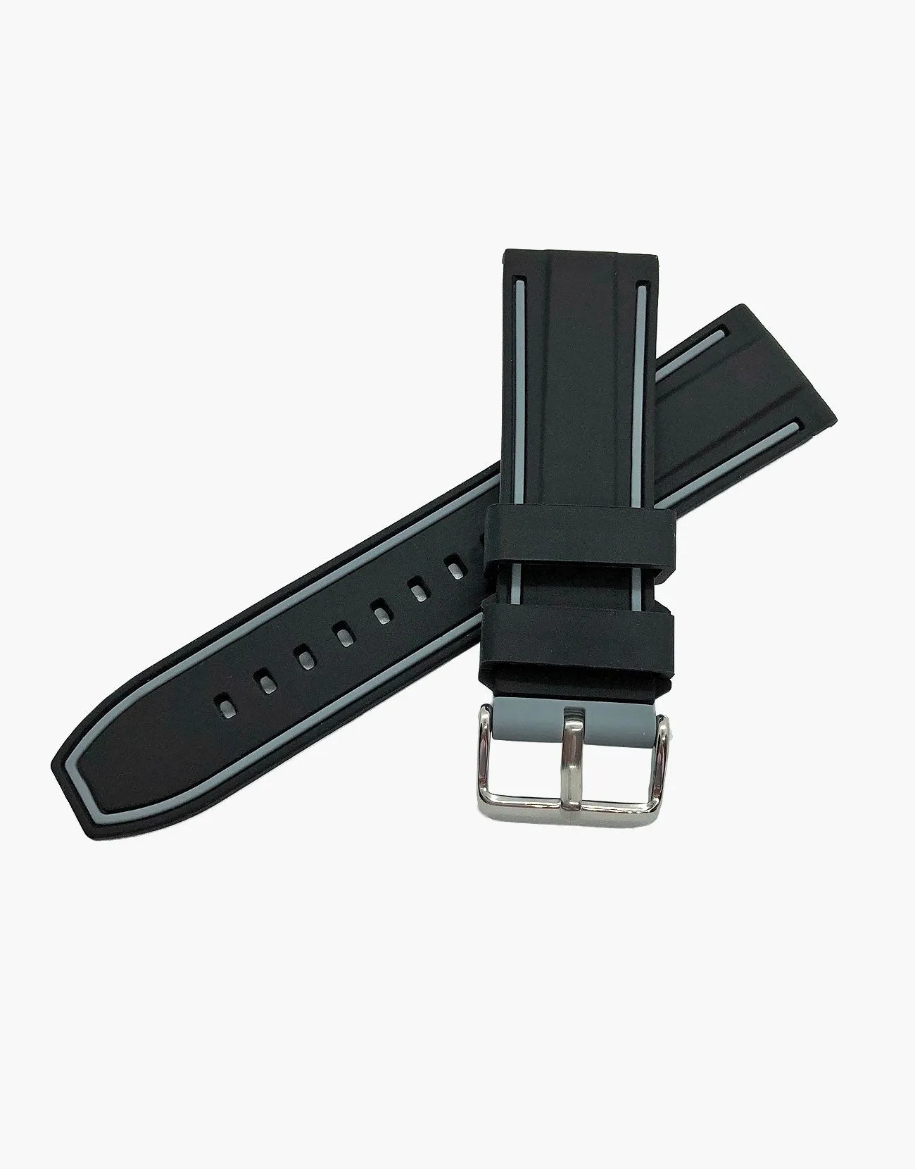 Rubber Deutron Style Diving watch bands strap by LUX