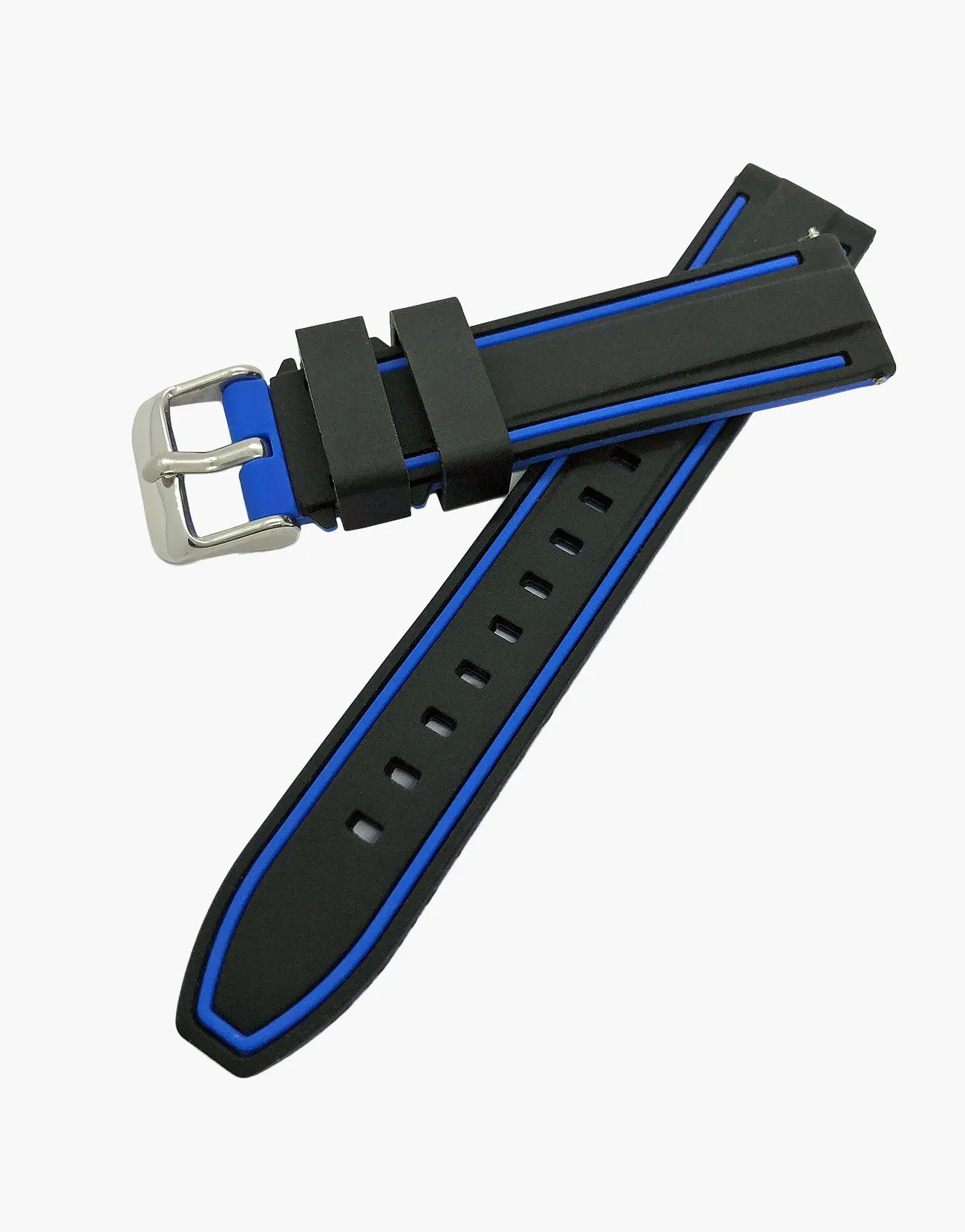 Rubber Deutron Style Diving watch bands strap by LUX