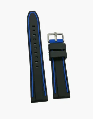 Rubber Deutron Style Diving watch bands strap by LUX