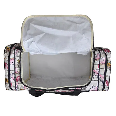 SALE! Piggy Farm Love NGIL Canvas 23" Duffle Bag